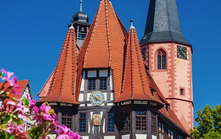 Altes Rathaus von Michelstadt im Odenwald