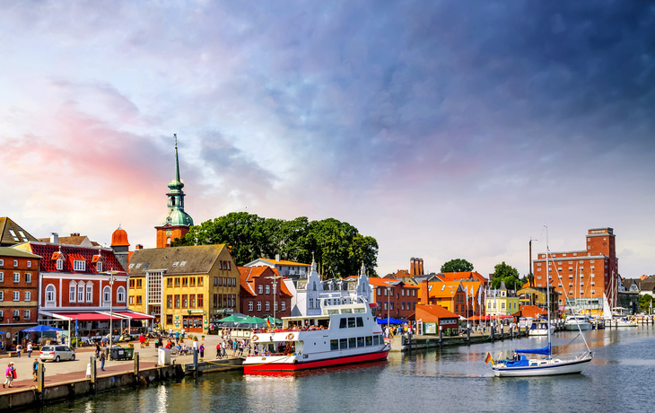 Blick auf Kappeln an der Schlei