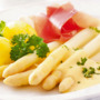 Spargel mit Schinken